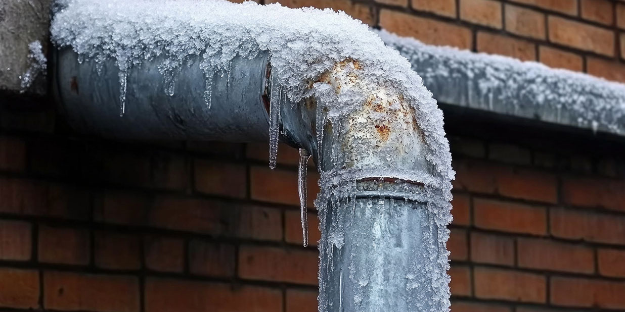 Polyurethane insulation for chilled water pipes