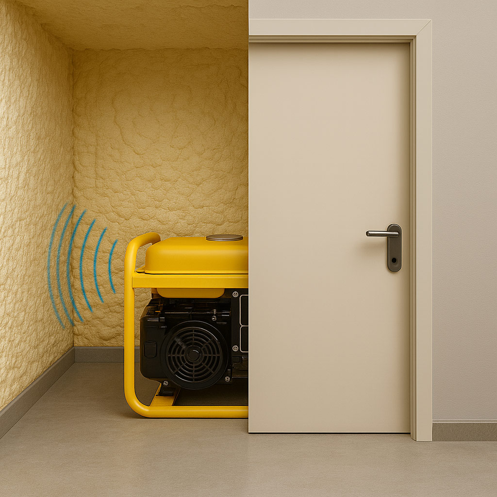 مزایای عایق پلی یورتان در اطراف ژنراتور