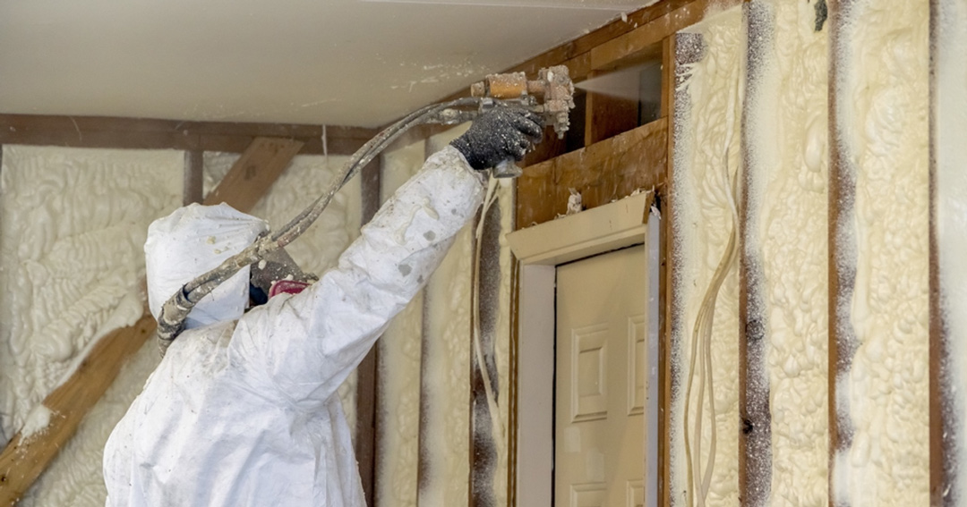 Sound insulation spray foam