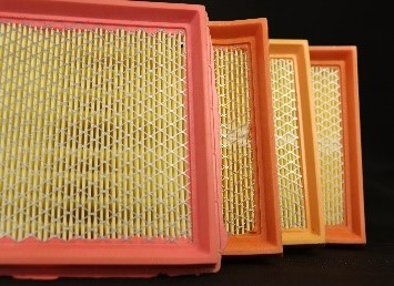 color paste in air filter