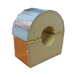 polyurethane foam as pipe supports